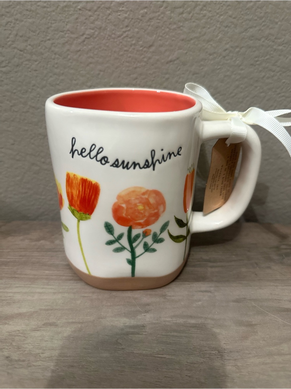 Rae Dunn Hello Sunshine Flower Mug - Picture 2 of 4